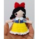 cute cartoon crochet doll amigurumi princess Disney snow white