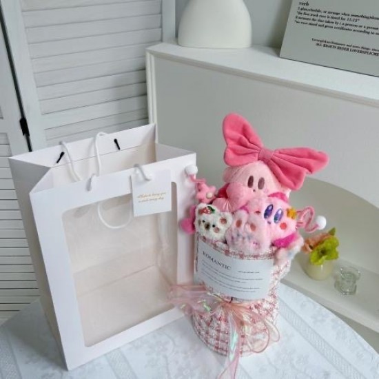 Cute Cartoon Anime Sanrio Kuromi Cinnamoroll Hello Kitty Plush Bouquet Flower 